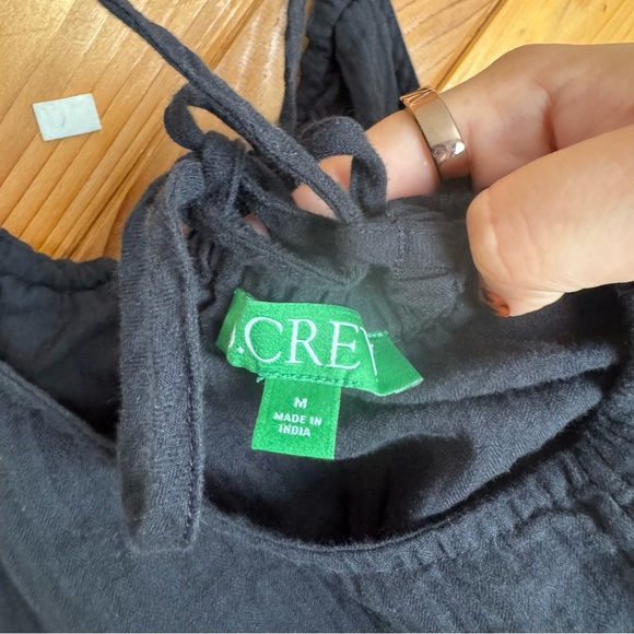 J. Crew Black Camisole Top Size Medium - Picture 3 of 4